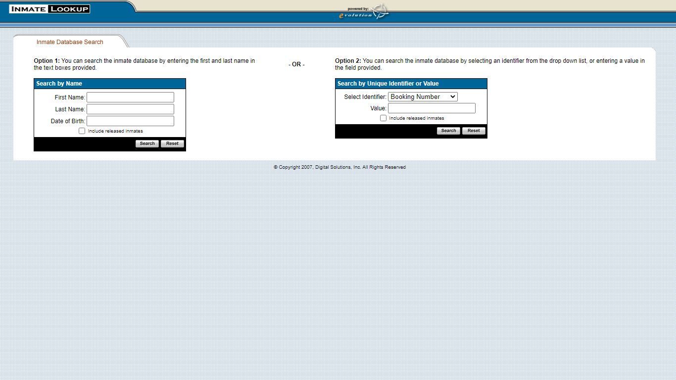 Inmate Lookup Tool - coroms.co.ocean.nj.us:8087